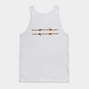 Rusty Barbed Wire Tank Top